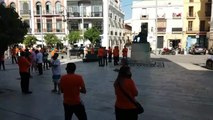 Hosteleros se concentran en Badajoz por restricciones en el sector