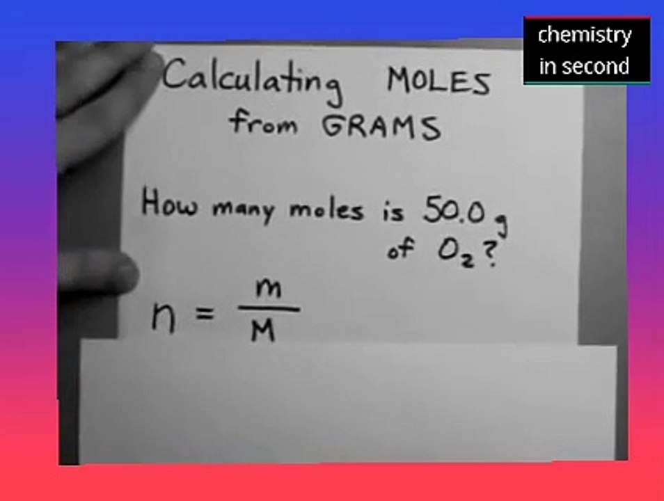 How to Calculate Number Of Mole from Gram Molar Mass