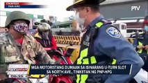 #UlatBayan | Mga motoristang dumaan sa isinarang U-turn slot sa North Ave., tiniketan ng PNP-HPG; modern jeepneys na hindi sumusunod sa 50% capacity, sinita at tiniketan ng IACT