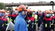 Trabajadores de Alcoa cortan la A6 (22 de septiembre)