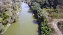 Sakarya Nehri'nde boğulma tehlikesi geçiren 4 çocuktan biri kayboldu - Drone - SAKARYA