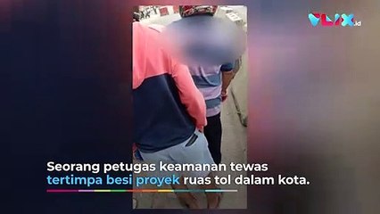 Proyek Tol Makan Korban, Satpam Tewas Tertimpa Besi