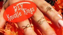 DIY Knuckle Ring! How to Make Wire Rings (3 Rings Clover, Heart and Bow)