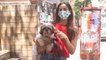 Sonnalli Seygall spotted with her Dog at pet clinic; Watch video | FilmiBeat
