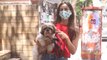 Sonnalli Seygall spotted with her Dog at pet clinic; Watch video | FilmiBeat