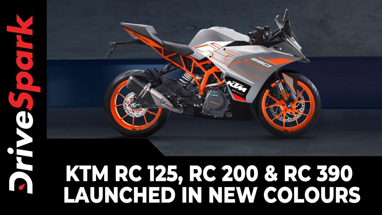 KTM RC 125, RC 200 & RC 390 Launched In New Colours | Price & Other Details