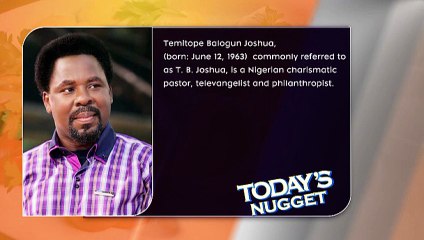 Today’s Nugget – Prime Morning on JoyPrime (28-9-20)