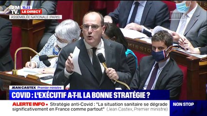 jean castex: "Aucun dialogue n'est rompu (...) ceux qui me reprochent de prendre des mesures trop fortes pourraient être ceux qui demain me reprocheront de ne pas ne avoir fait assez"