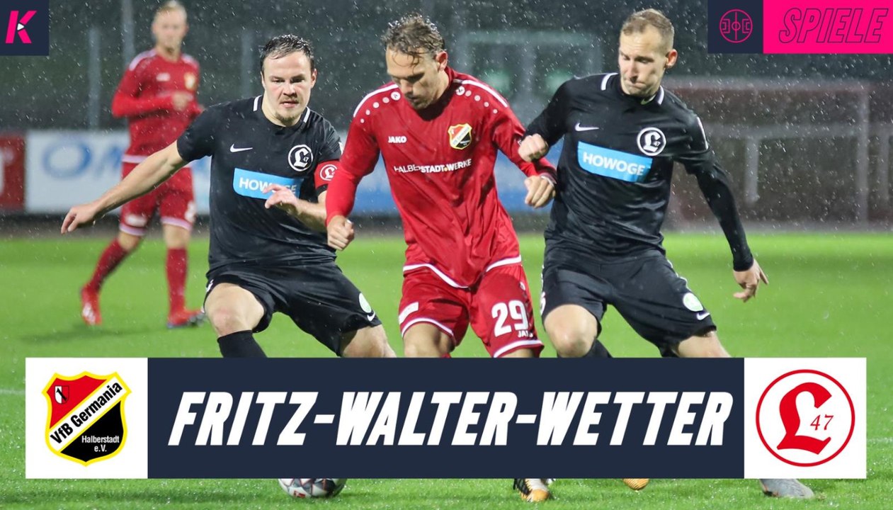Kein Torregen trotz hohem Niederschlag in Halberstadt | Germania Halberstadt - Lichtenberg 47 (8. Spieltag, Regionalliga)