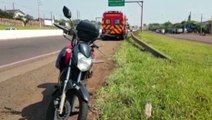 Homem fica ferido ao sofrer queda de moto na rodovia PRc-467