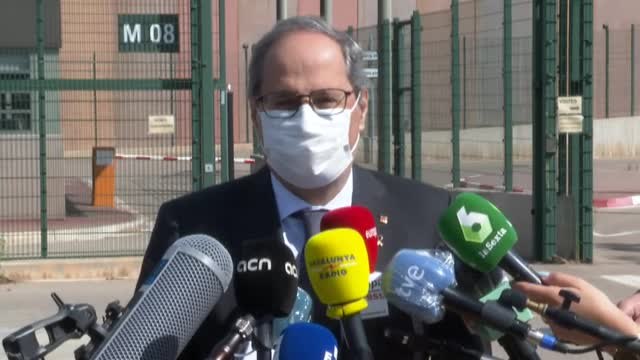 Torra señala que la única salida posible es una amnistía para todos los presos y los 2.850 represaliados