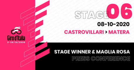 Giro d’Italia 2020 | Stage 6 Winner & Maglia Rosa Press Conference