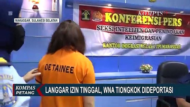 Langgar Izin Tinggal, WNA Asal Tiongkok Dideportasi