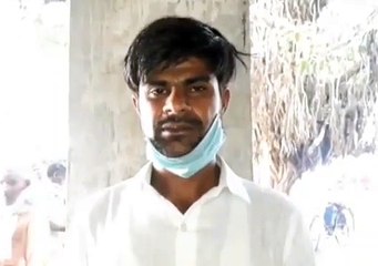 पीड़ित ने ग्राम प्रधान पर लगाए शौचालय तोड़ने के आरोप