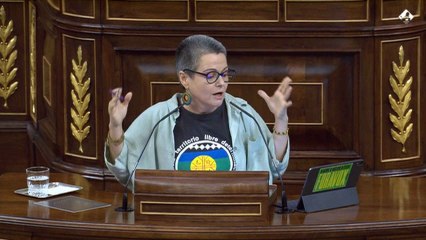Intervención de la diputada de ERC, Maria Carvalho Dantas