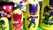 Heróis de Pijama ToysBR Brasil Disney PJ Masks Nesting Dolls Stacking Cups em Portugues BR
