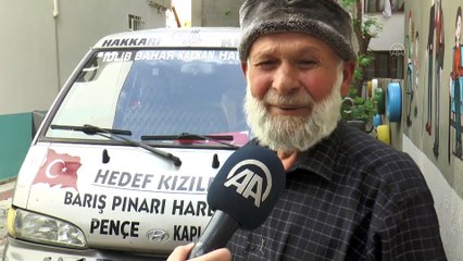 'Elmacı Dede' Suriye'deki yetimler için yola çıktı - DENİZLİ