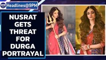 Nusrat Jahan gets threats for posing as Goddess Durga | Oneindia News
