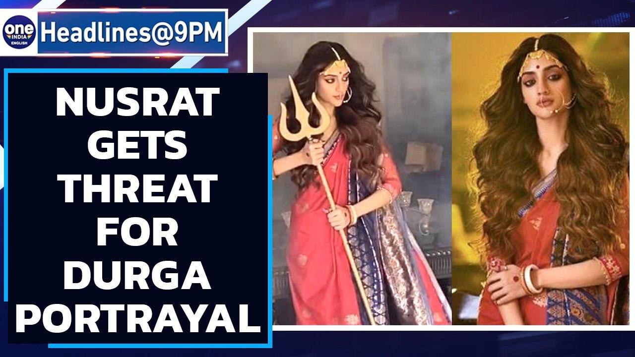 Nusrat Jahan gets threats for posing as Goddess Durga | Oneindia News