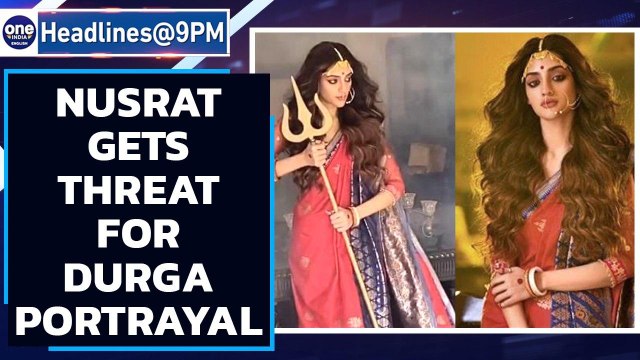 Nusrat Jahan gets threats for posing as Goddess Durga | Oneindia News