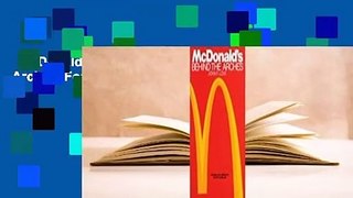 McDonald's: Behind The Arches  For Kindle