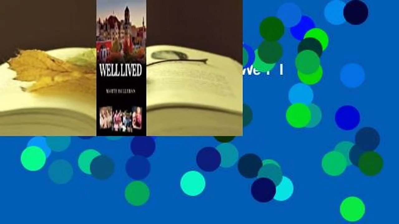 About For Books  Well Lived Complete