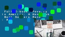 Full E-book  Poverty in America: A Handbook  Best Sellers Rank : #4