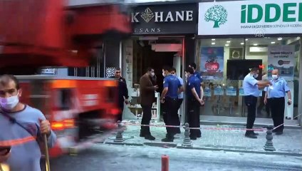 Fatih'te iş yerinde patlama: 2 yaralı - İSTANBUL