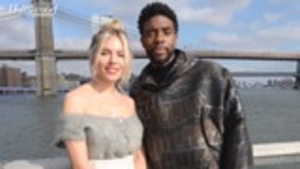 Sienna Miller on How Chadwick Boseman Gave Her Part of His Salary to Increase Pay on '21 Bridges'  | THR News