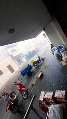 Temporal forte com granizo Custódia (PE)