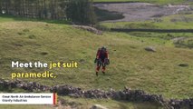 Jet suit paramedic takes off