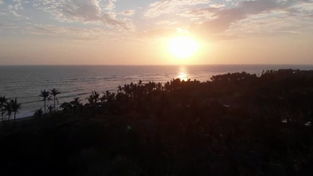 Bali Beach Seanatural beautiful royalty Free Stock no copyright video Free for commercial use dron dron aerial view