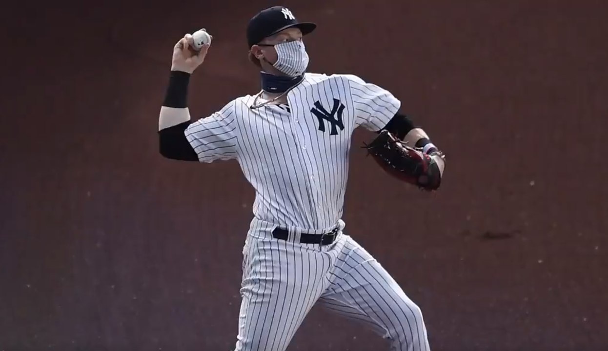 Clint Frazier Masks Up On And Off The Field