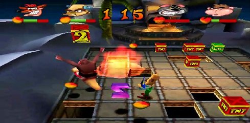 Crash Bash -  Space Bash Crystal Challenge - PLAYSTATION SONY
