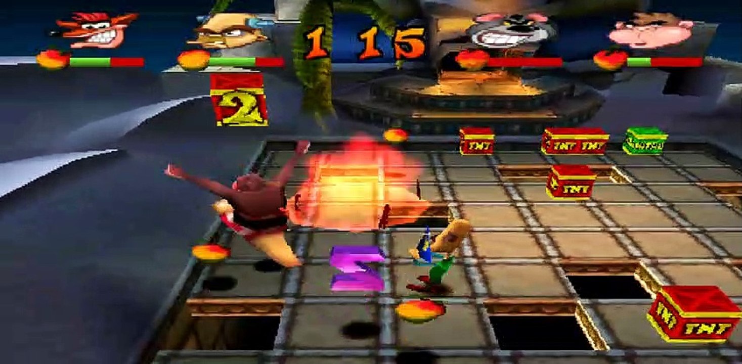 Crash Bash -  Space Bash Crystal Challenge - PLAYSTATION SONY