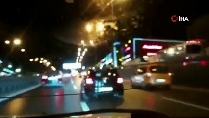 İstanbul'da trafik magandası kamerada
