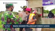 Razia Masker Pelanggar Diberi Sanksi Sosial