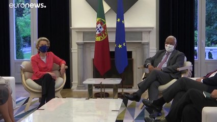 A helyreállítási tervről tárgyalt Lisszabonban Ursula von der Leyen