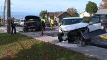 Accident Rivière-du-Loup Boulevard Armand-Thériault et rue des Chauffailles