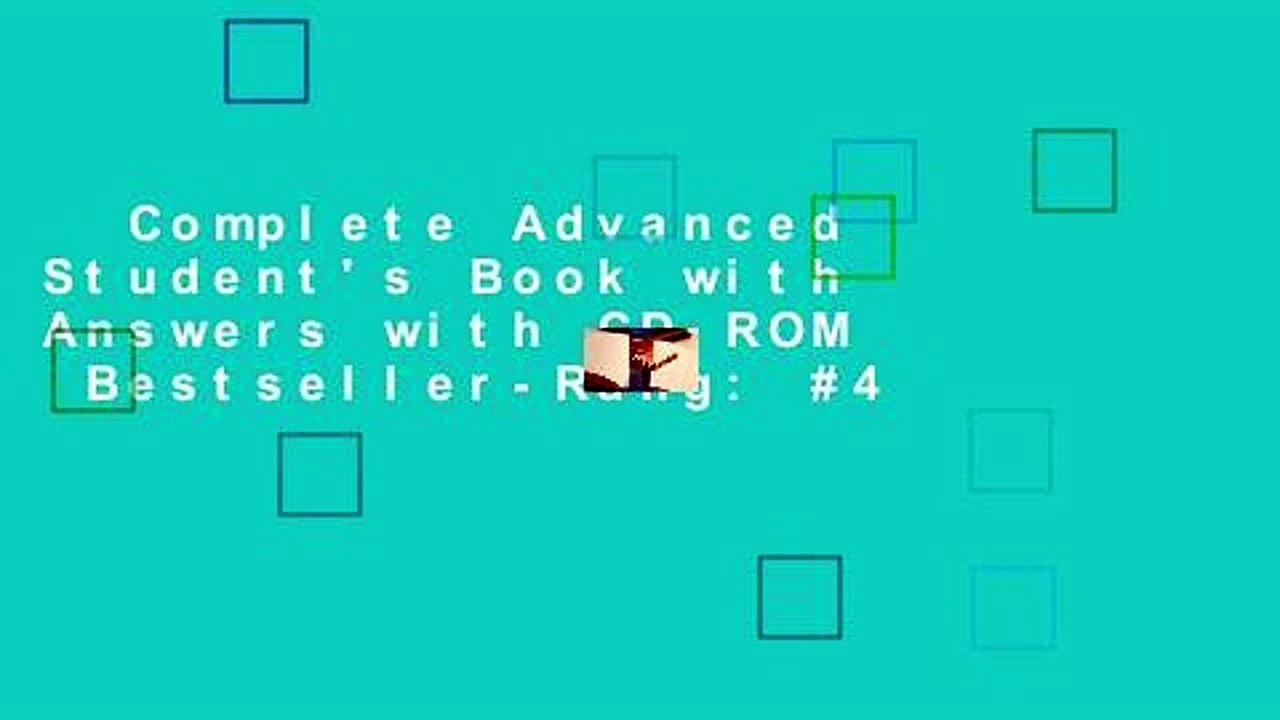 Complete Advanced Student's Book with Answers with CD-ROM  Bestseller-Rang: #4