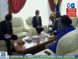 RTG / Echange entre l’ambassadeur du Japon au Gabon avec le Ministre de l’enseignement supérieur