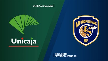 Unicaja Malaga - Boulogne Metropolitans 92 Highlights | 7DAYS EuroCup, RS Round 1