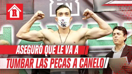 Mario Cázares aseguró que le va a tumbar las pecas a Canelo Álvarez cuando lo enfrente