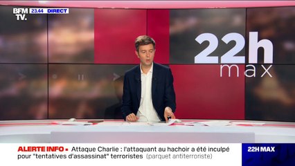 L'attaquant au hachoir a été mis en examen pour "tentatives d'assassinat" terroristes, selon le parquet antiterroriste