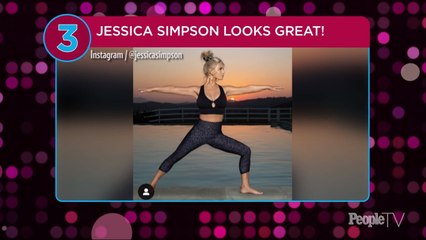 Jessica Simpson Shows Off Abs and Fit Frame in Yoga Set from Her Line: ‘Warrior Mindset’