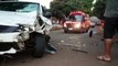 Motociclista sofre fraturas em acidente no Bairro Santa Cruz