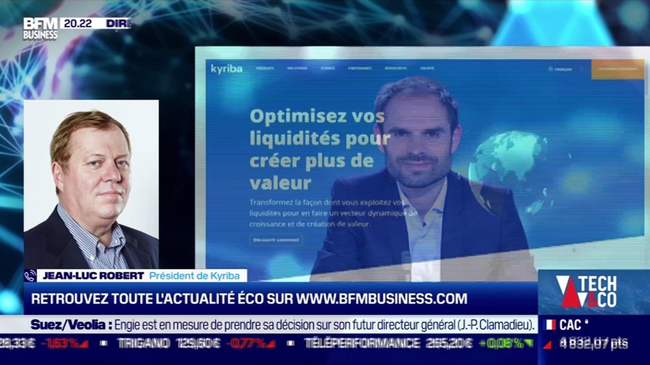 Jean-Luc Robert (Kyriba): Kyriba a été classée parmi les 100 meilleures sociétés de logiciels pour l'année 2020 - 29/09