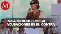 Rosario Robles se declara formalmente inocente; acusa presiones de FGR