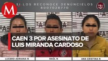 Detienen a otros 3 por asesinato de Luis Miranda Cardoso