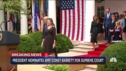 Download Video: President Trump Selects Amy Coney Barrett As Supreme Court Nominee